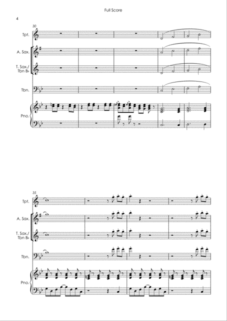 Lady Marmalade Tenor Saxophone scores gallery preview page 6