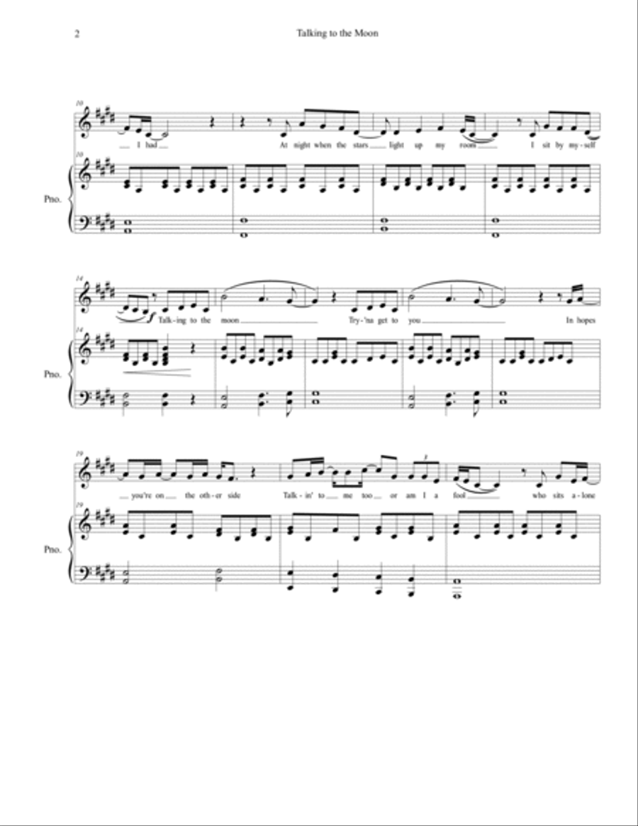 Talking To The Moon Talking To The Moon SA scores gallery preview page 2
