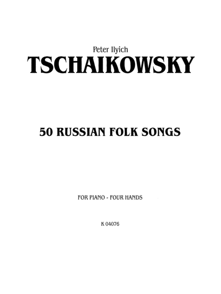 Fifty Russian Folk Songs