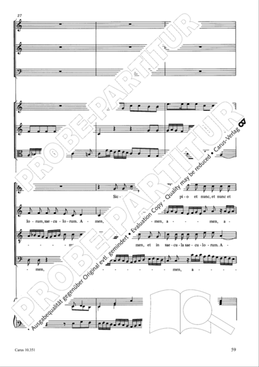 Magnificat 4-Part scores gallery preview page 60