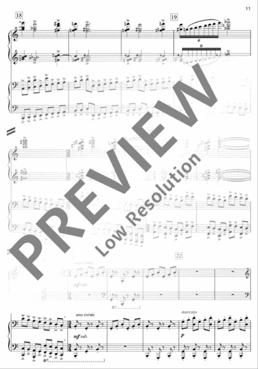 Symphony in Three Movements Piano scores gallery preview page 12