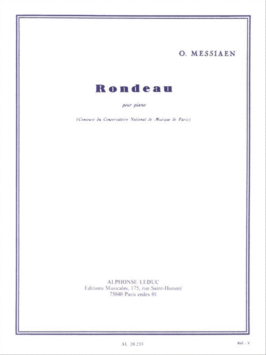 Rondeau Piano Solo scores gallery preview page 1