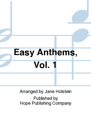 Book cover for Easy Anthems, Vol. 1