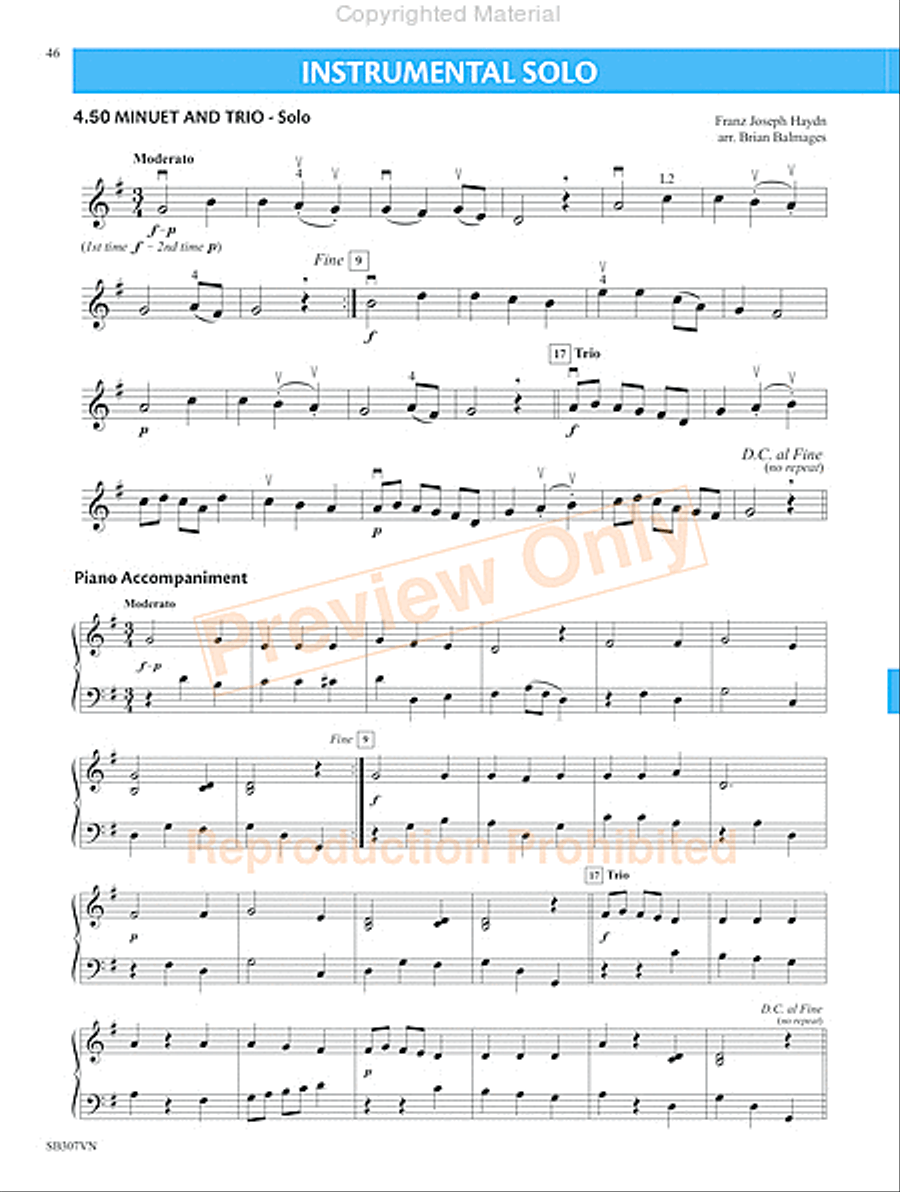 Measures of Success for String Orchestra-Violin Book 1 Chamber Orchestra scores gallery preview page 49