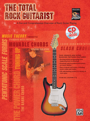 Book cover for The Total Rock Guitarist