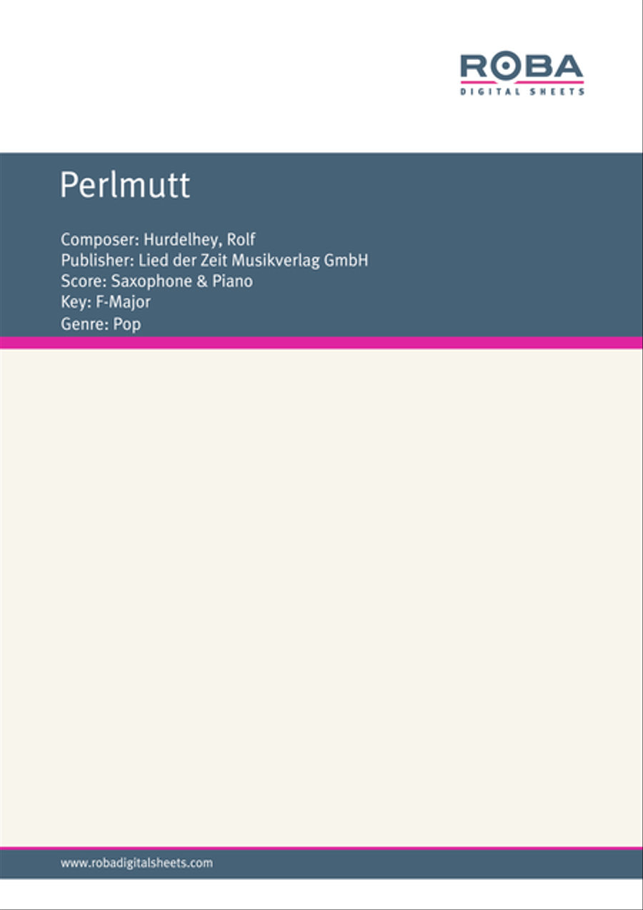 Perlmutt Perlmutt Piano Accompaniment scores gallery preview page 1