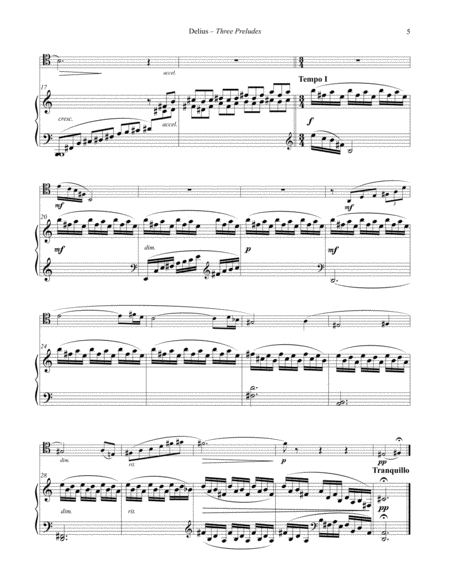 Three Preludes for Trombone and Piano