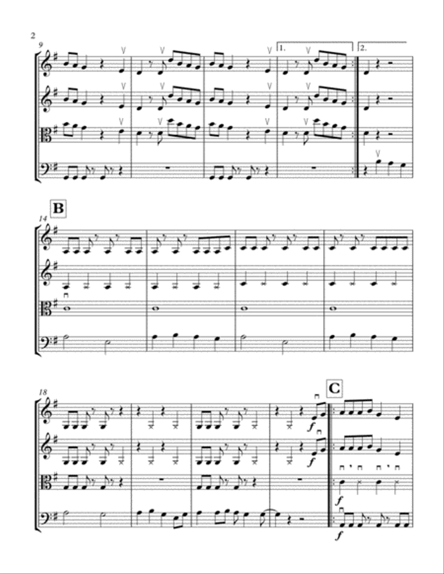Shake It Off Shake It Off String Quartet scores gallery preview page 3