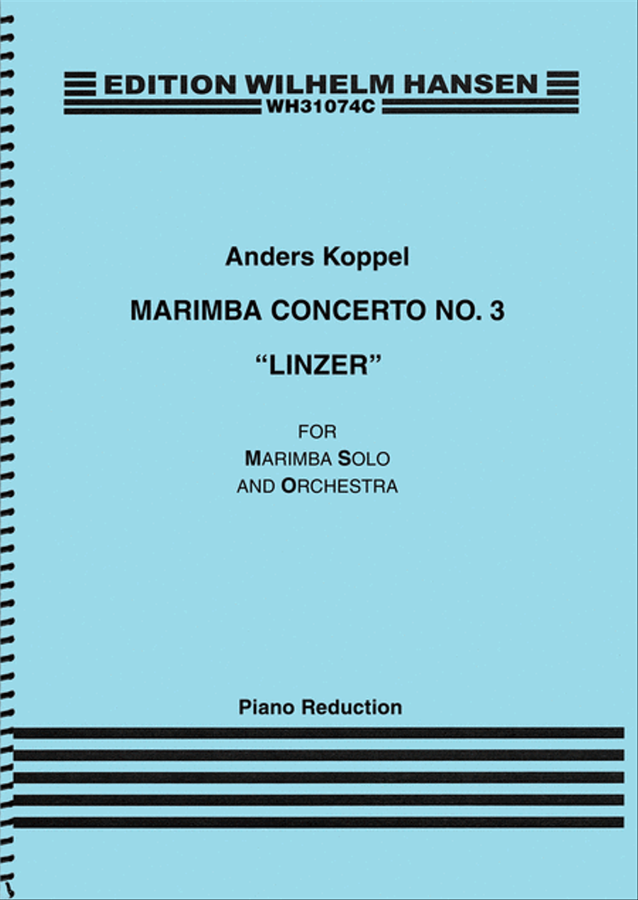 Concerto No. 3 'Linzer' for Marimba and Orchestra Piano Solo scores gallery preview page 1