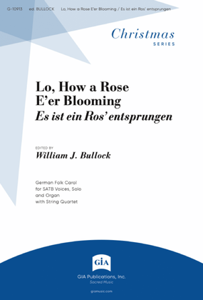 Lo, How a Rose E'er Blooming - Full Score and Parts
