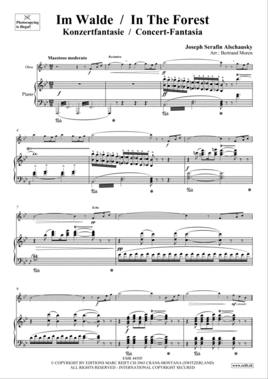 Im Walde / In The Forest Piano Accompaniment scores gallery preview page 4
