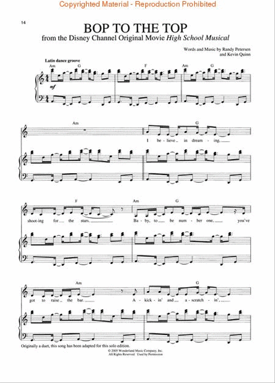 Disney Pop/Rock for Teens Voice scores gallery preview page 4