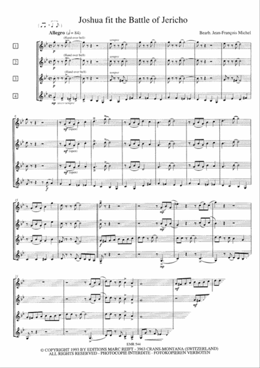 3 Spirituals 3 Spirituals Cornet scores gallery preview page 3