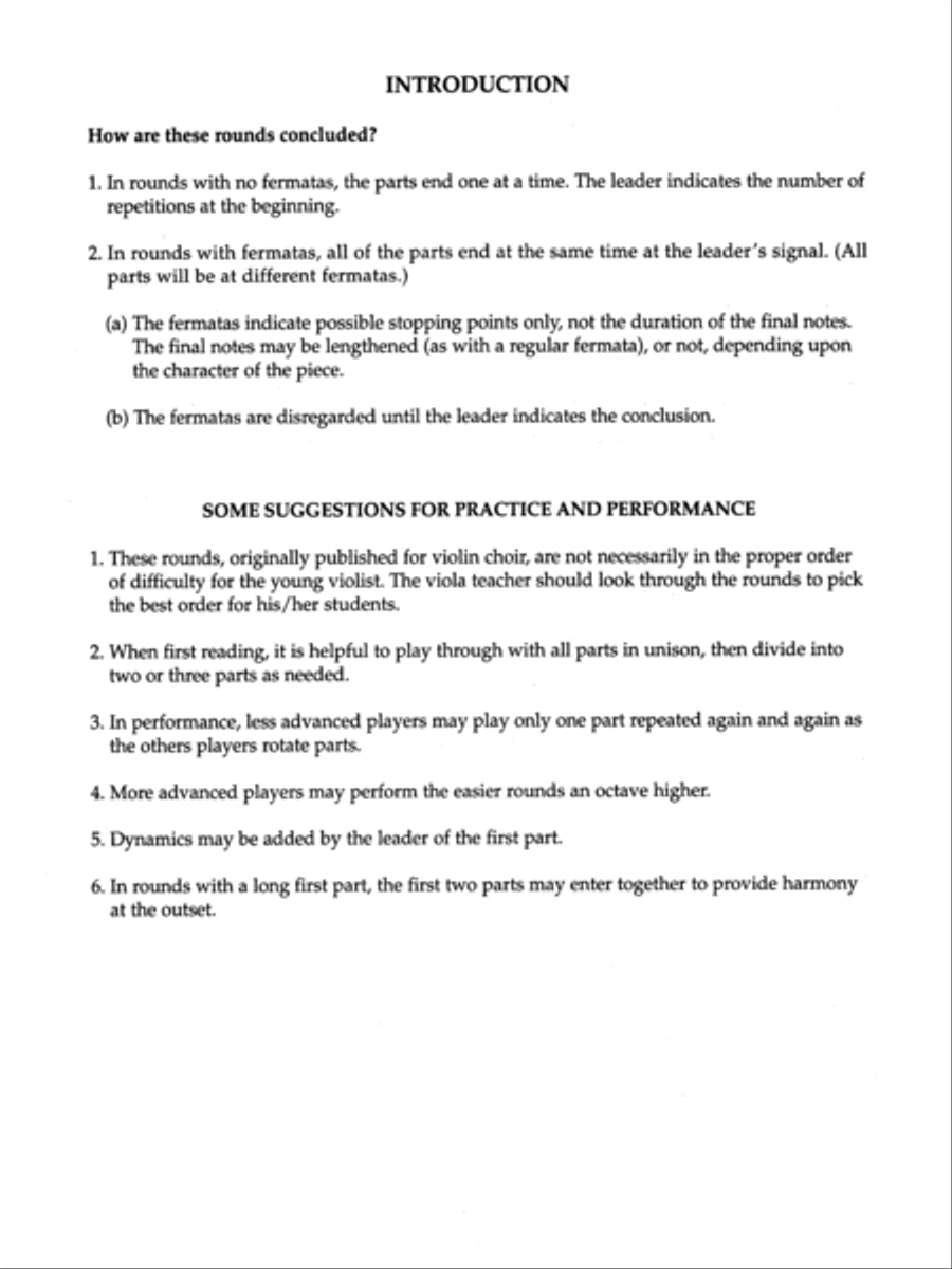 Rounds and Canons for Reading, Recreation and Performance Cello scores gallery preview page 9