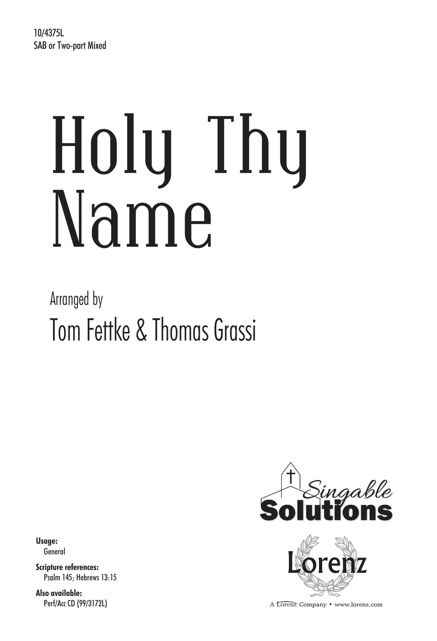 Holy Thy Name