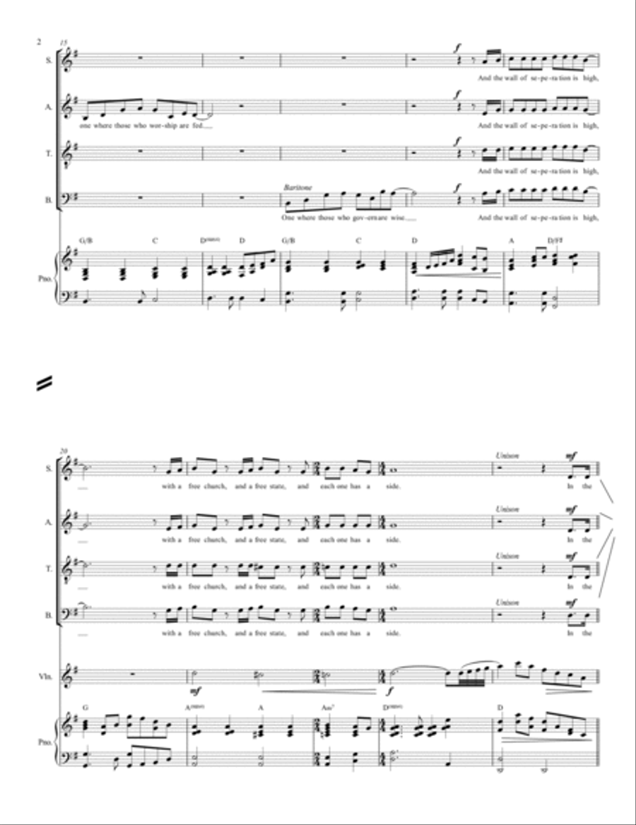 The Harmony of Faith 4-Part scores gallery preview page 2