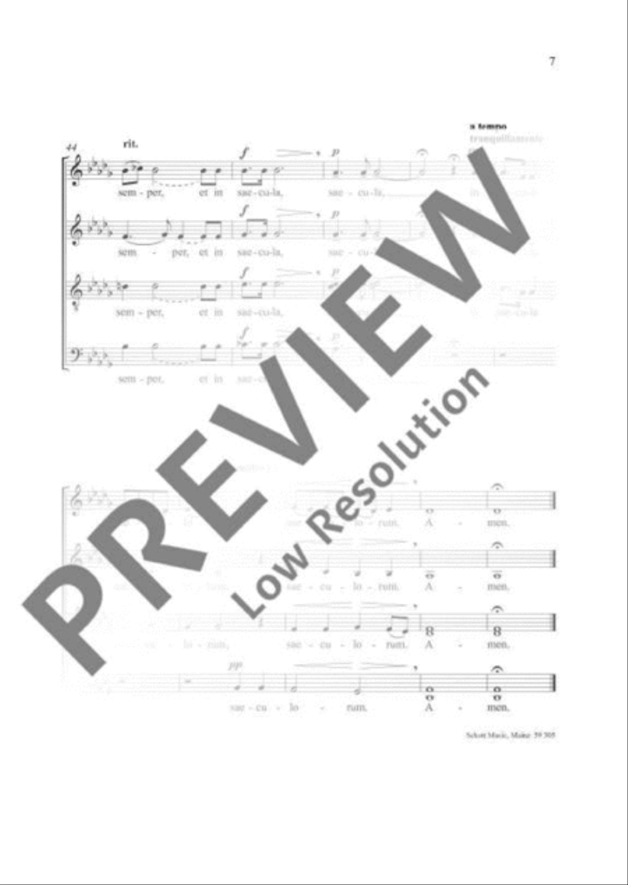 Nunc dimittis Nunc dimittis Divisi scores gallery preview page 8