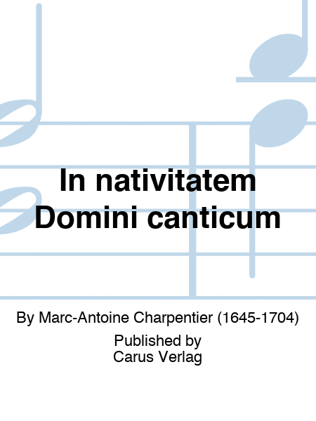 In nativitatem Domini canticum