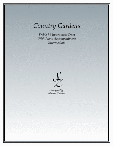 Country Gardens (treble Bb instrument duet) image number null