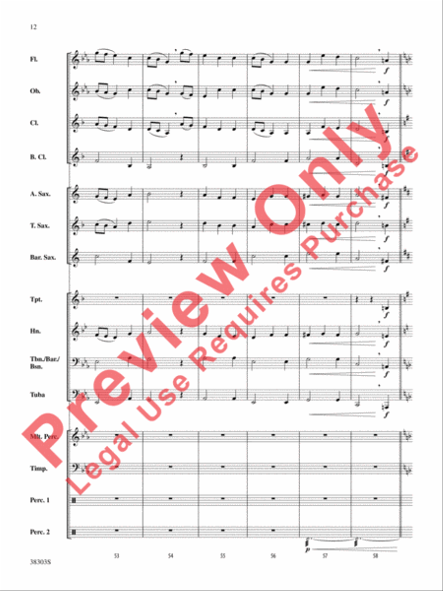 Ghost Ship Concert Band scores gallery preview page 13