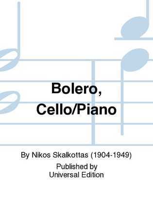 Bolero, Cello/Piano