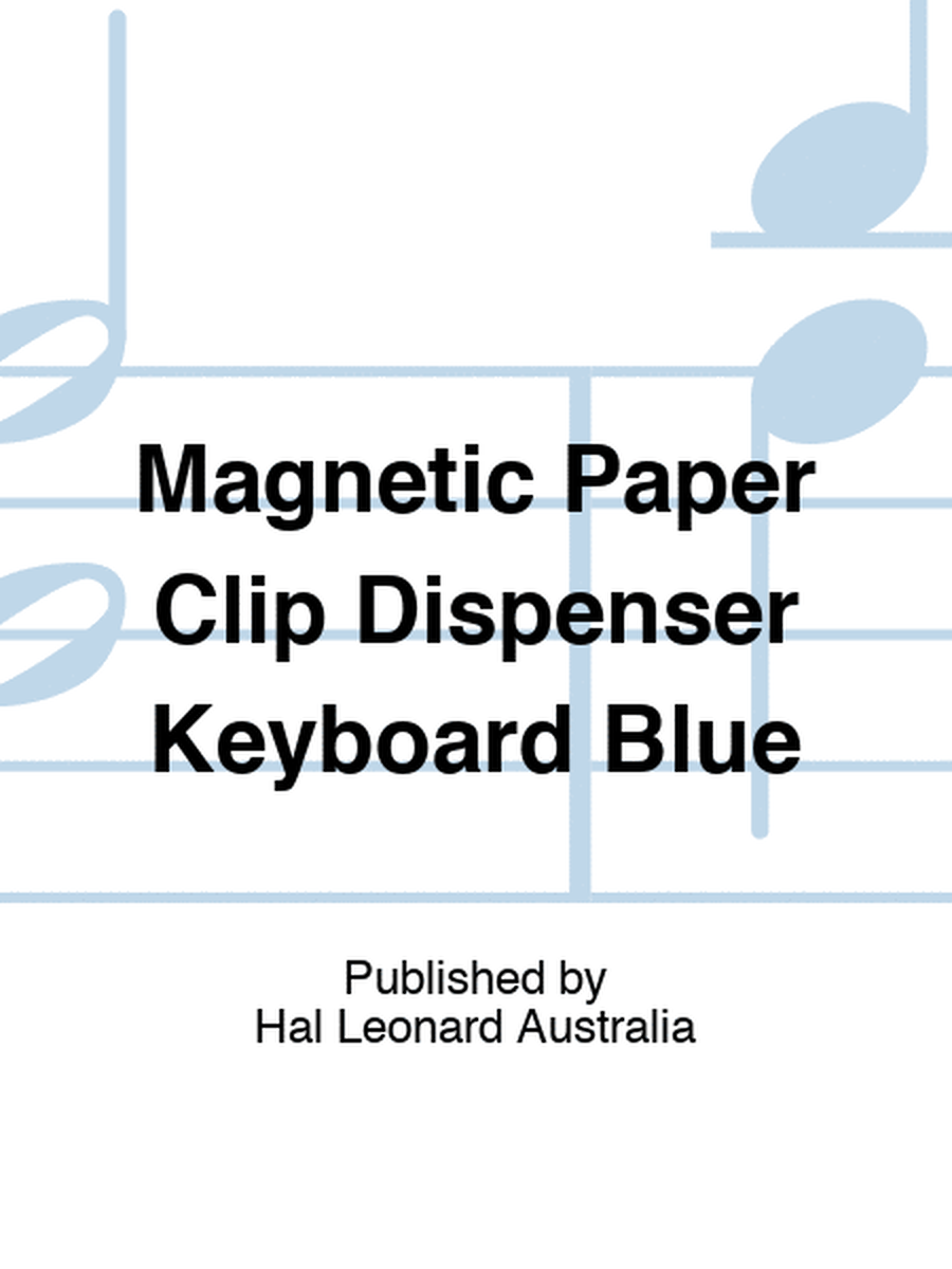 Magnetic Paper Clip Dispenser Keyboard Blue