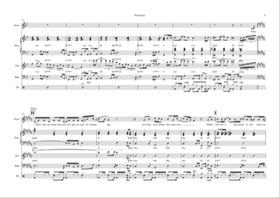 How Am I Supposed To Live Without You Bass Voice scores gallery preview page 5