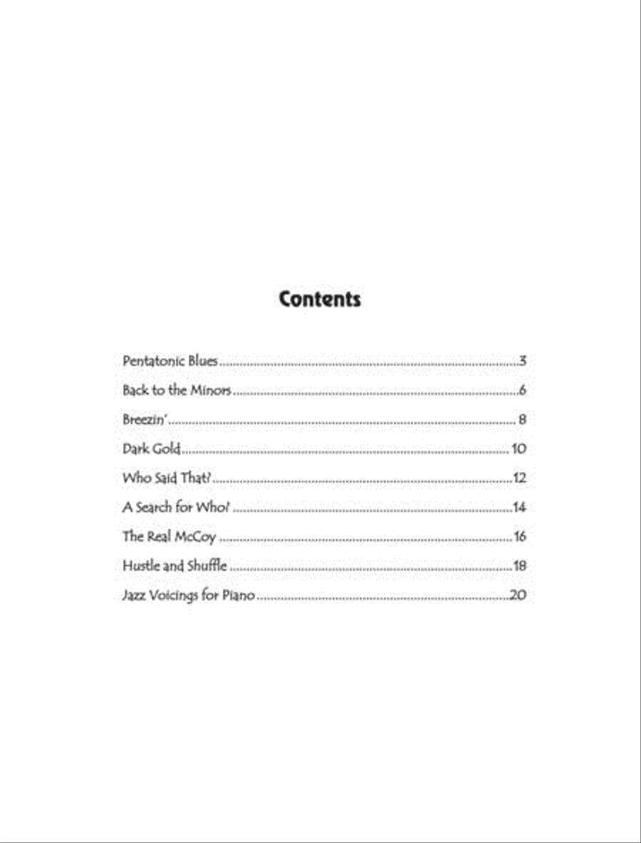 Aebersold for Everyone - Piano Jazz Ensemble scores gallery preview page 2