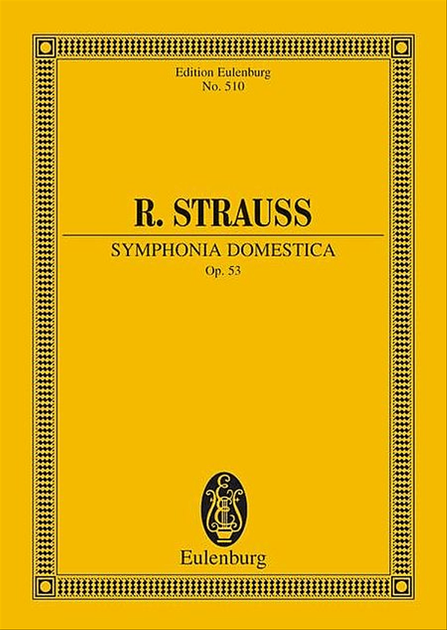 Symphonia Domestica, Op. 53 Orchestra scores gallery preview page 1