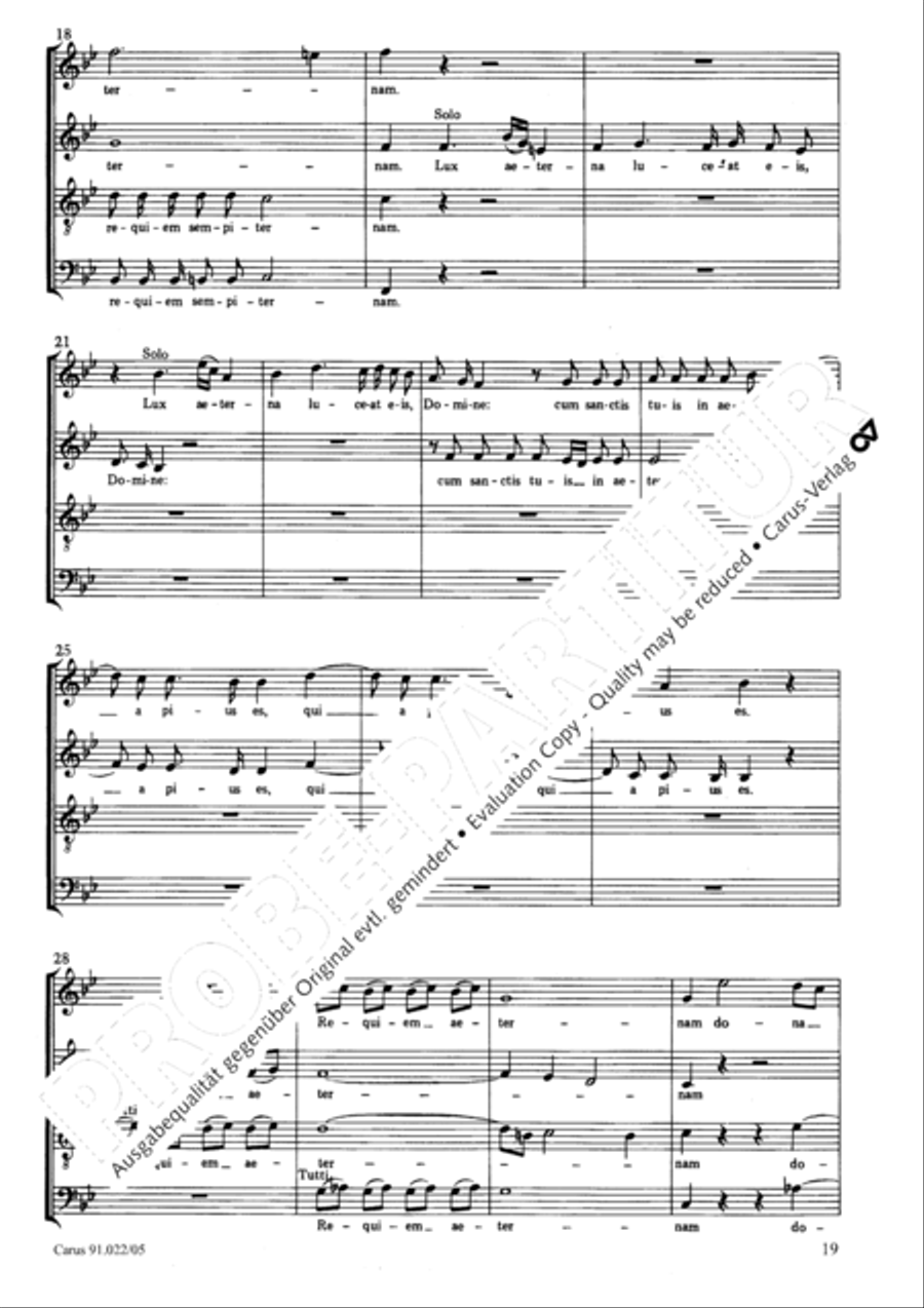 Requiem in B Requiem in B 4-Part scores gallery preview page 20