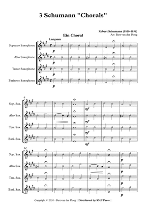 3 Schumann ''Chorals''