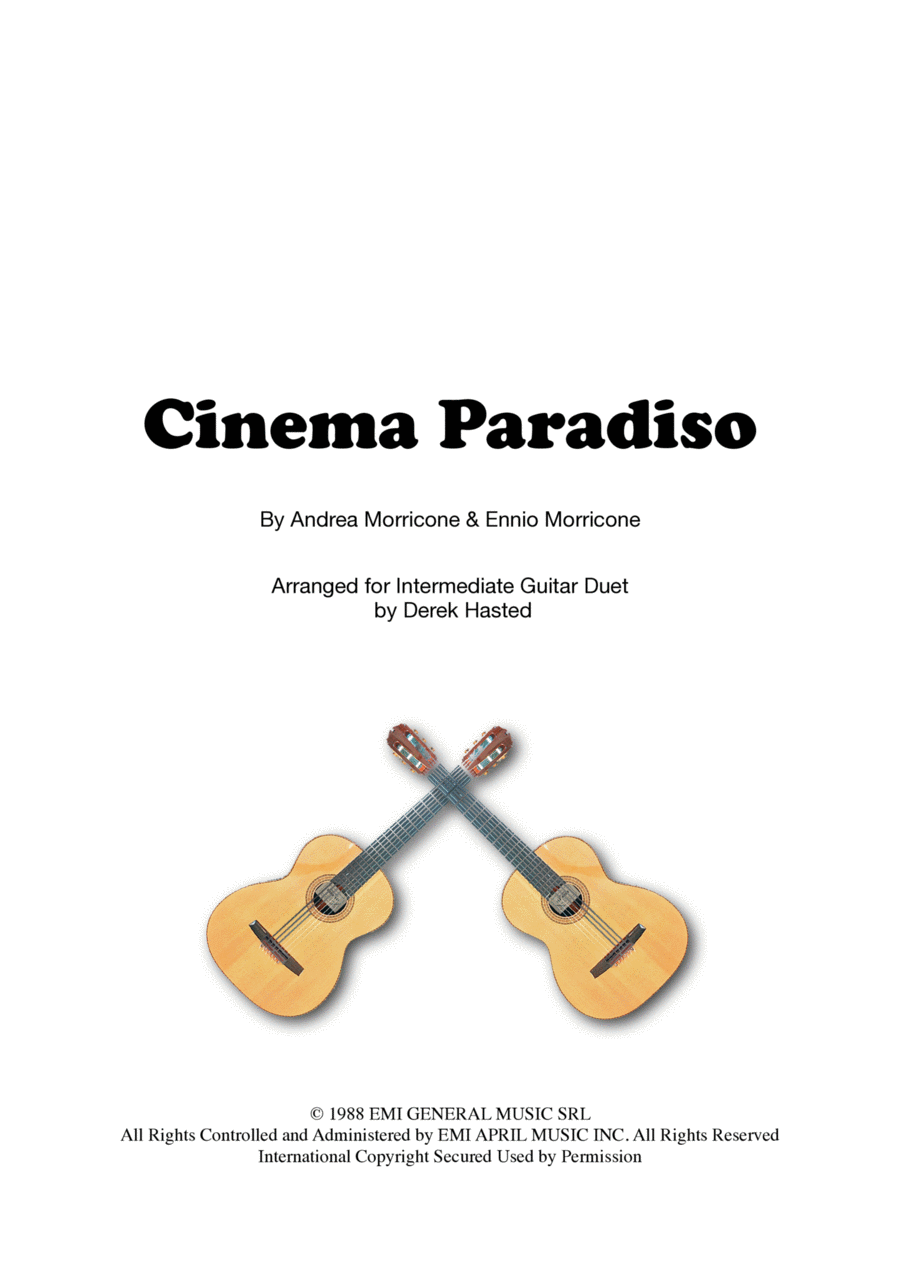 Cinema Paradiso Guitar scores gallery preview page 1