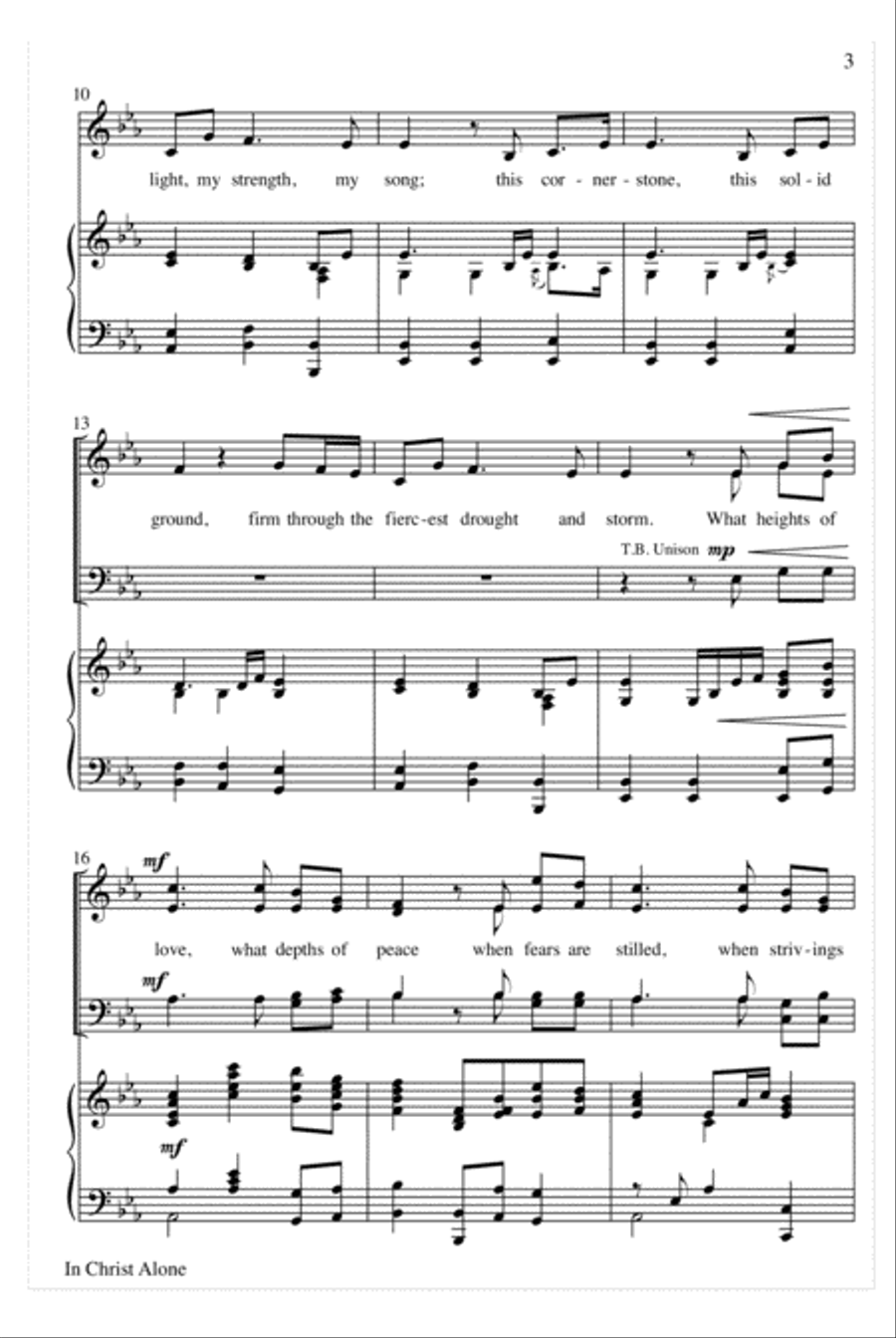 In Christ Alone In Christ Alone 4-Part scores gallery preview page 4