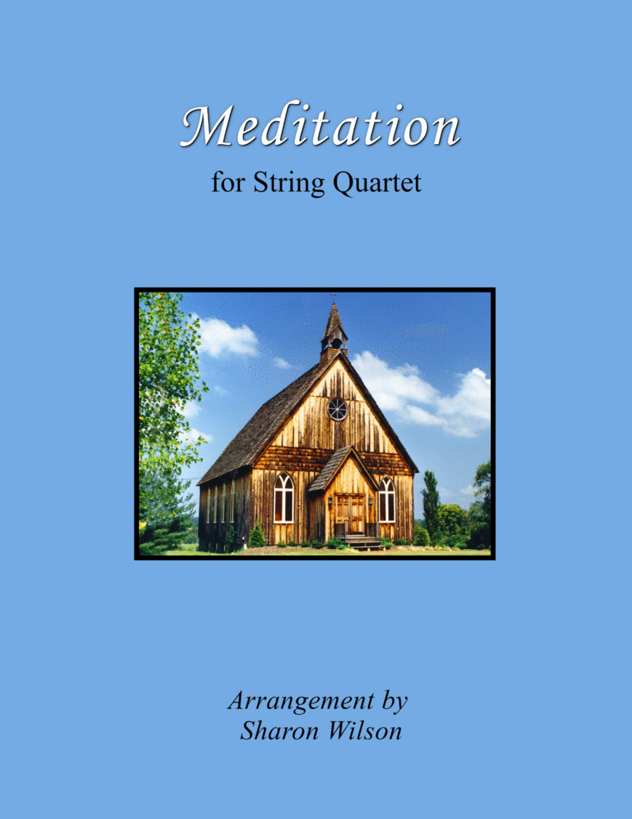 Meditation (Easy String Quartet) String Quartet scores gallery preview page 1