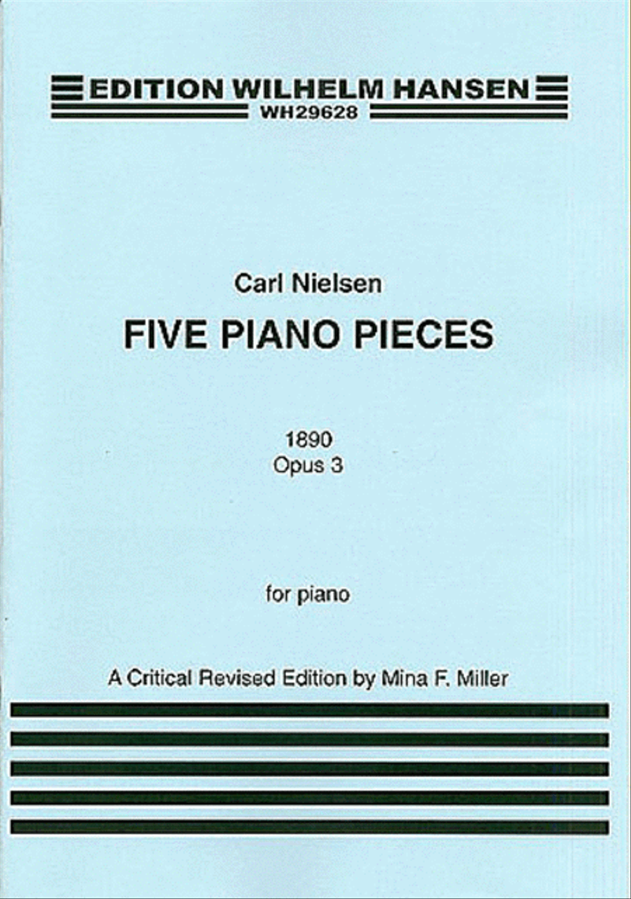 Carl Nielsen: Five Piano Pieces Op.3 Piano Solo scores gallery preview page 1
