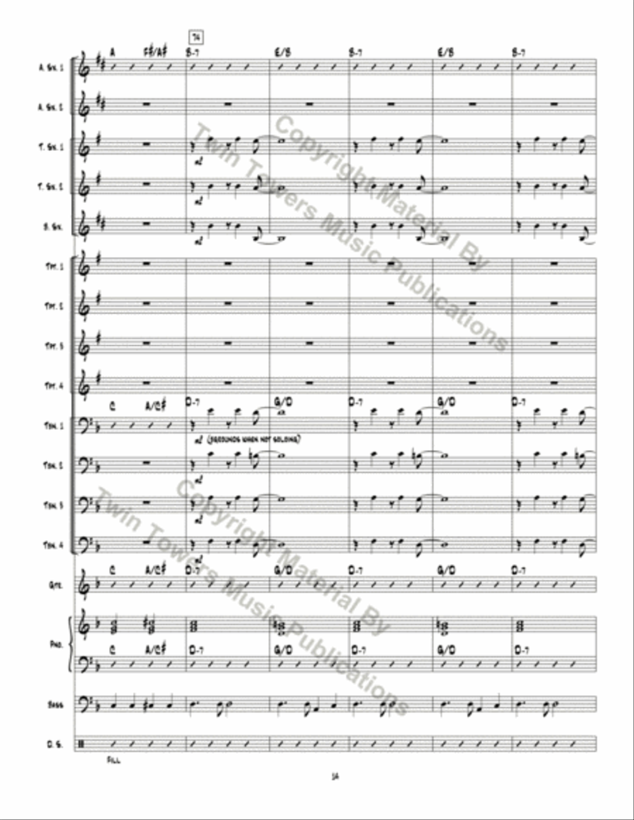 Table Time Table Time Jazz Ensemble scores gallery preview page 15