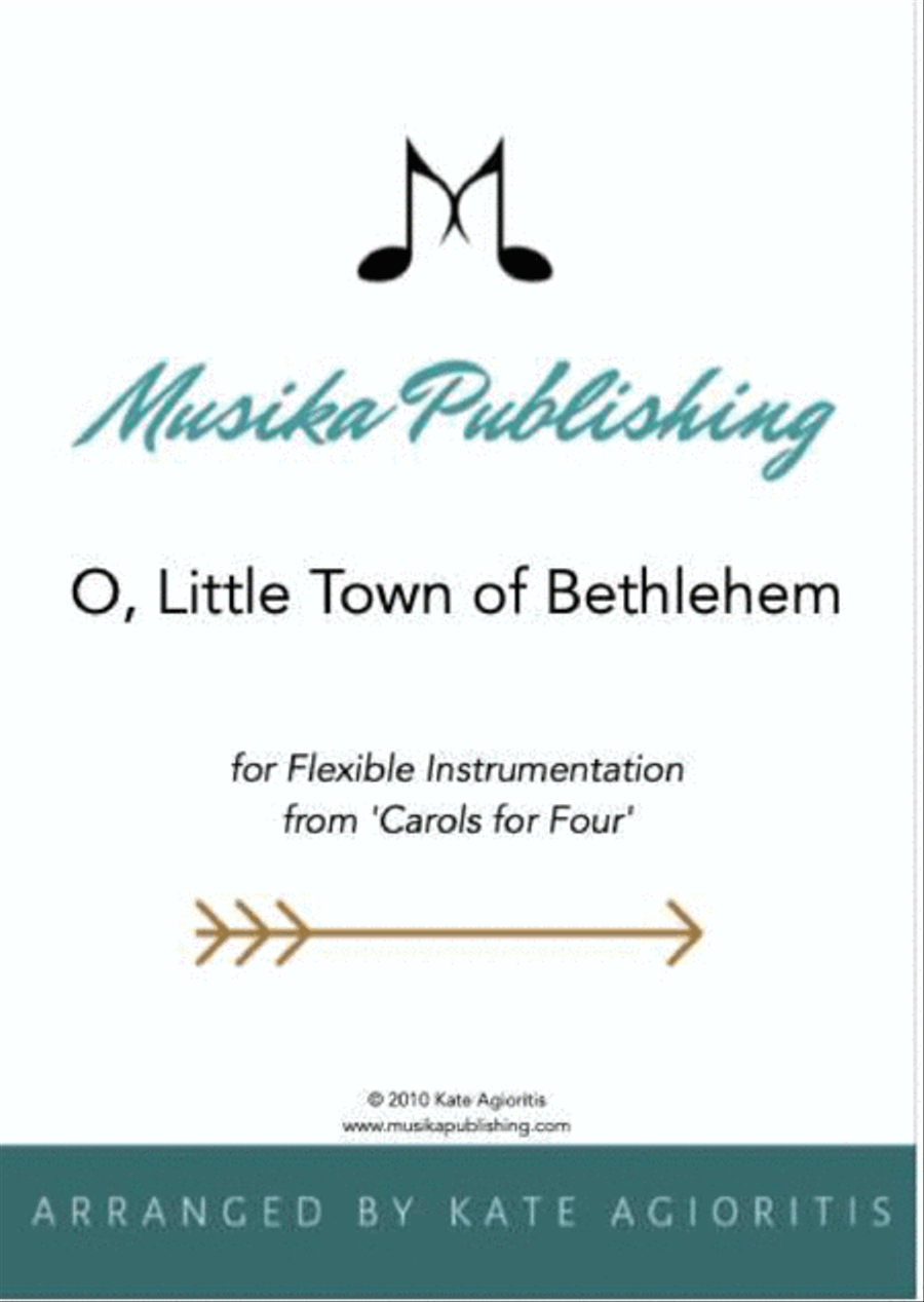 Book cover for O Little Town of Bethlehem - Flexible Instrumentation