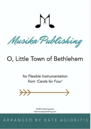O Little Town of Bethlehem - Flexible Instrumentation