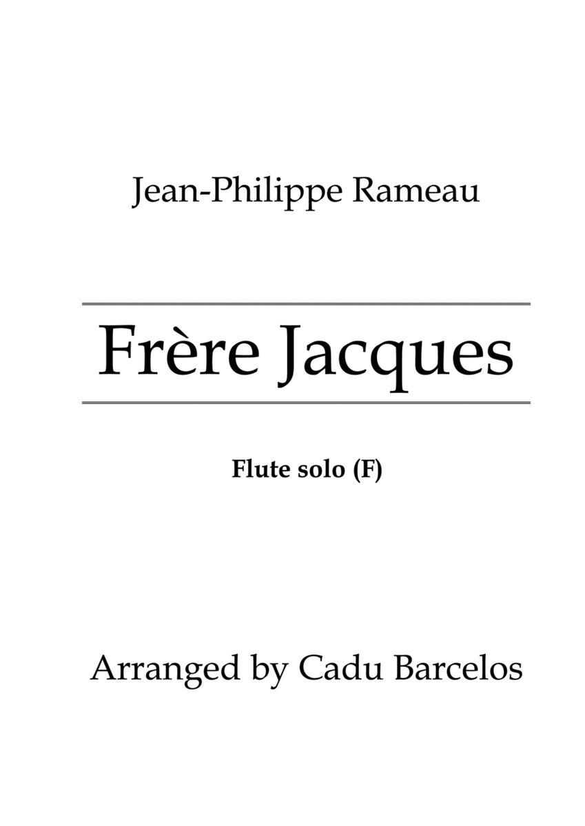 Frère Jacques (Flute solo) - F Major image number null