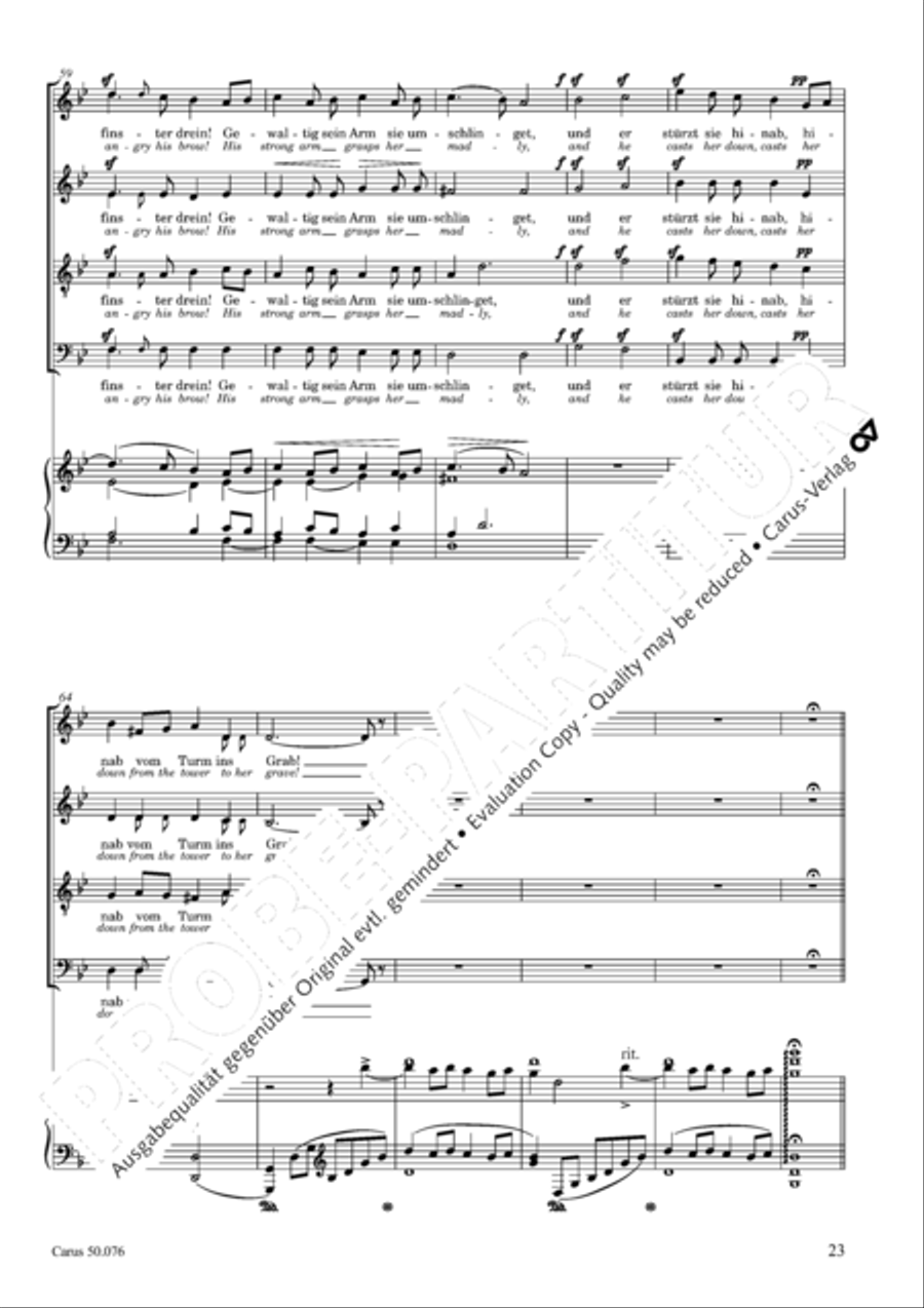 Toggenburg Toggenburg SSATB scores gallery preview page 26