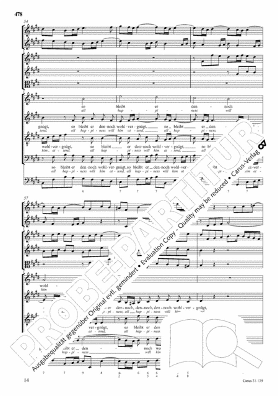 The Complete Sacred Vocal Works (Das geistliche Vokalwerk) Voice scores gallery preview page 479