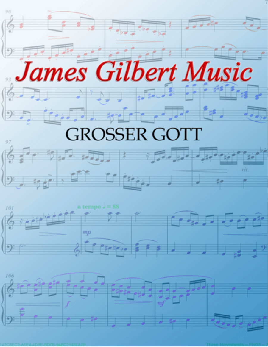 GROSSER GOTT (Holy God,We Praise Thy Name) GROSSER GOTT (Holy God,We Praise Thy Name) Small Ensemble scores gallery preview page 1