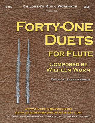 Book cover for Forty-One Duets for Flute