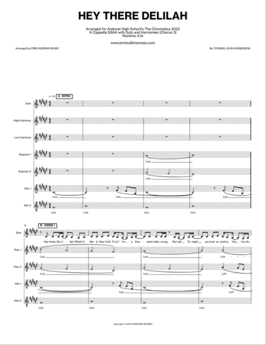 Hey There Delilah SSAA scores gallery preview page 2