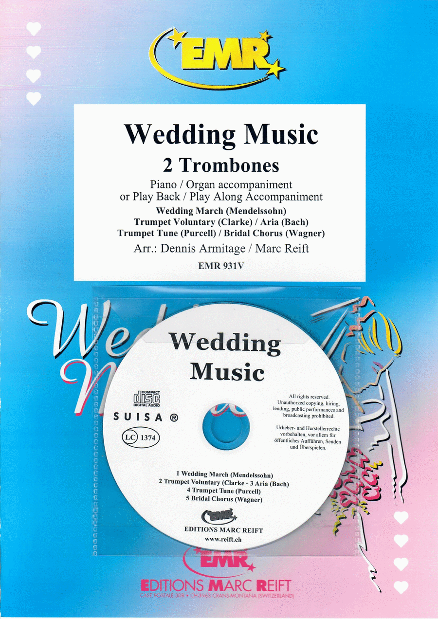 Wedding Music - Trombone Duet (with CD)