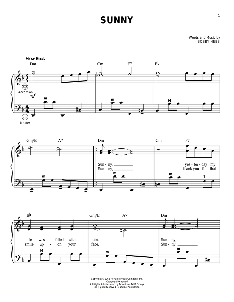 Sunny Piano scores gallery preview page 1