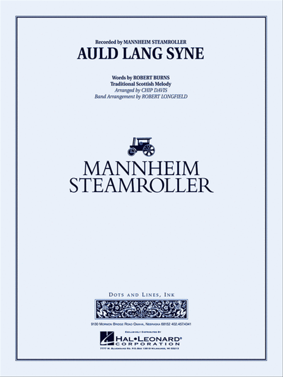 Auld Lang Syne Concert Band scores gallery preview page 1