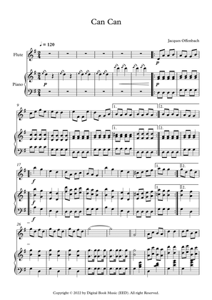 Can Can - Jacques Offenbach (Flute + Piano)
