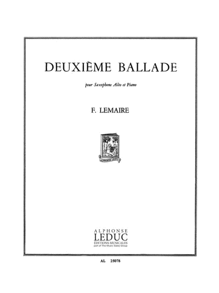 Ballade No.2 (saxophone-alto & Piano)