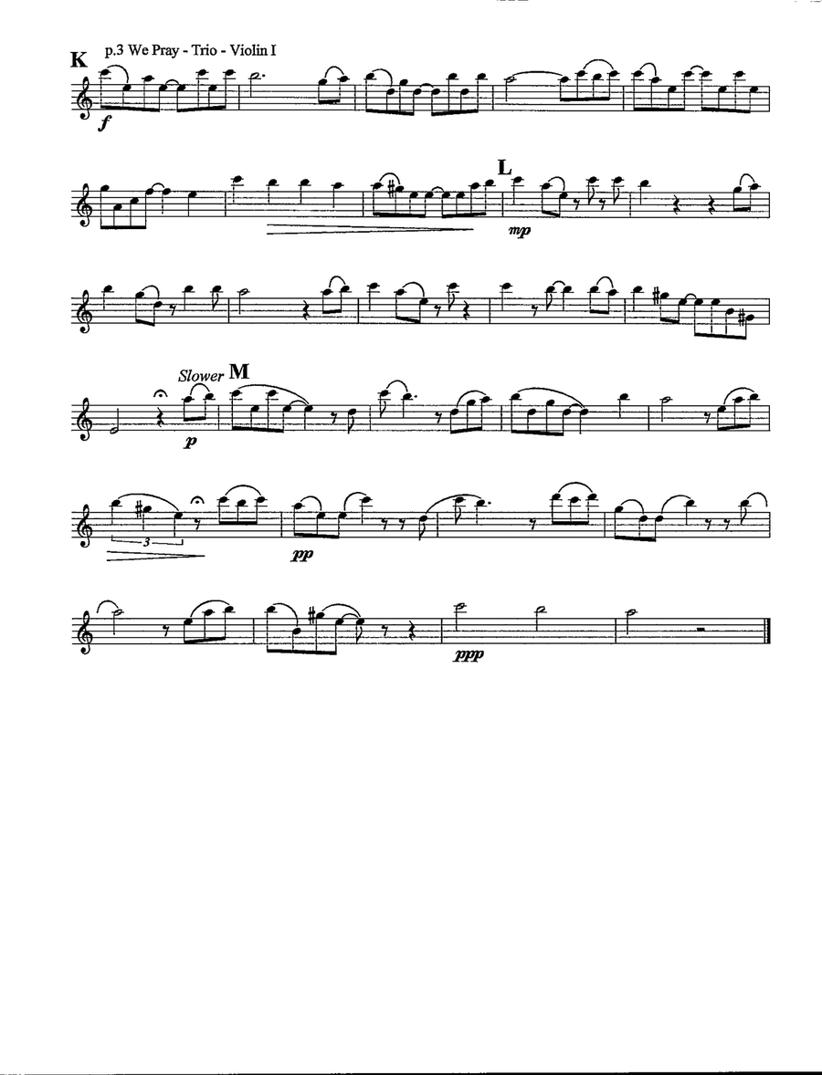 We Pray String Trio scores gallery preview page 4
